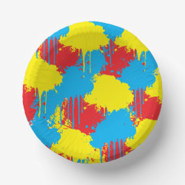 Painting Party Kids Birthday Pappteller