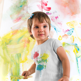Painting Party Kids Birthday T-Shirt