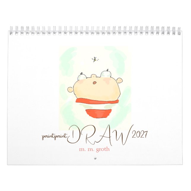 PaintPaintDraw 2027 Kalender (Titelbild)
