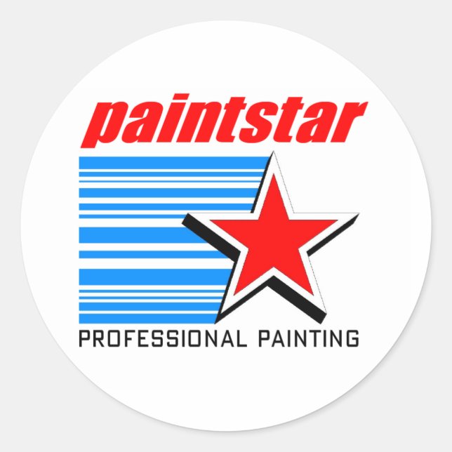 Paintstar-Aufkleber Blatt 1,5" x 20 Runder Aufkleber (Vorderseite)