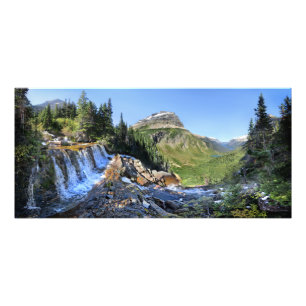 Paiota Falls - Glacier National Park Fotodruck
