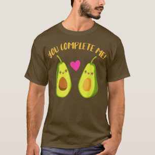Pair Avocado Sie Complete Me Guacamole Vegetarier T-Shirt