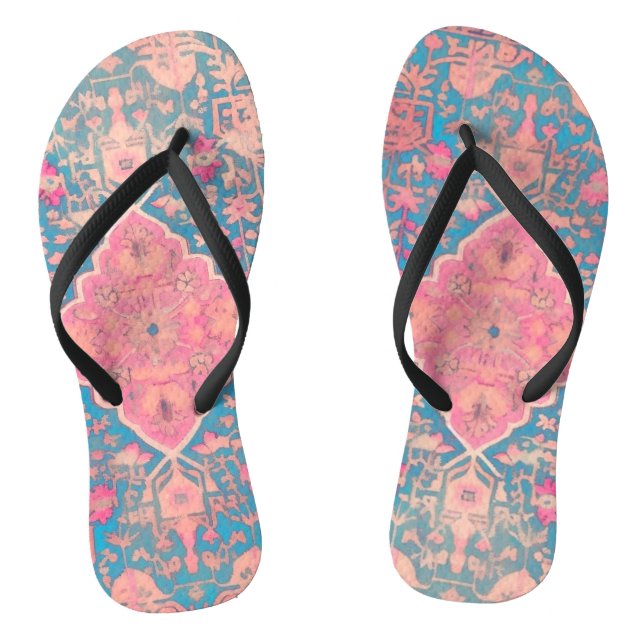 Pair of Flip Flops Persisches Muster (Fußbett)