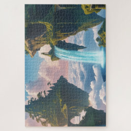 Paisaje de montañas flotantes puzzle