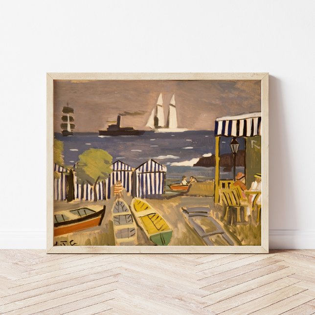 Paisaje de Playa | Joaquín Torres-García Poster (Von Creator hochgeladen)