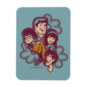 Paisely Blume Scooby-Doo und die Gruppe Magnet