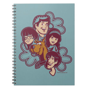 Paisely Blume Scooby-Doo und die Gruppe Notizblock