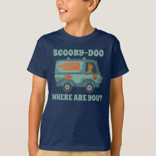 Paisely Scooby-Doo, das Geheimnis-Maschine fährt T-Shirt