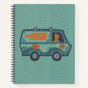 Paisely Scooby-Doo Driving Mystery Machine Notizbuch