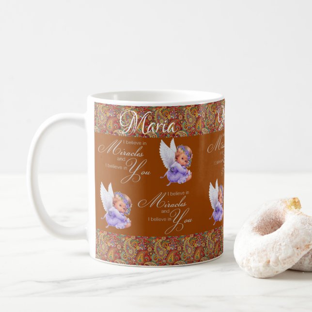 Paisley Angel Tasse (Mit Donut)