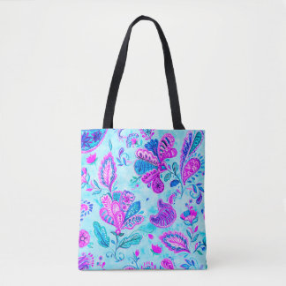 Paisley Aquarellmuster Fliese: Blume, f