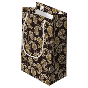 Paisley-Arthintergrund Kleine Geschenktüte