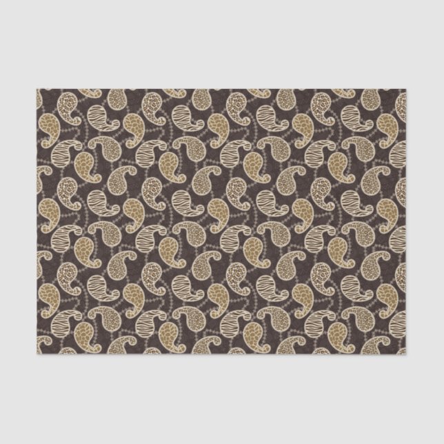 Paisley-Arthintergrund Seidenpapier (Vorderseite)