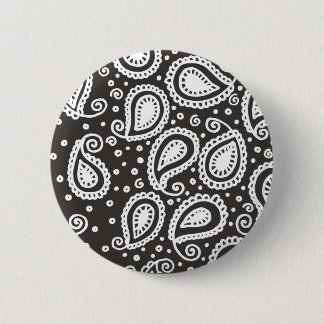 Paisley auf Black Button