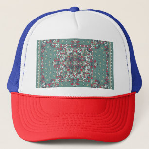 Paisley Bandana Print: Silk Neck Scarf Truckerkappe