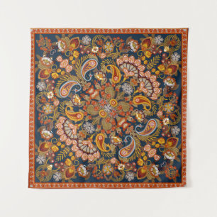 Paisley-Bandana-Seidenschal Wandteppich