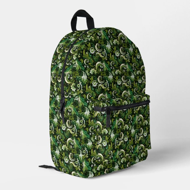 Paisley  bedruckter rucksack (Rückseitige Ecke links)