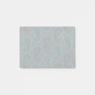 Paisley Blau Indisch Boho Klassisch Vintage Post-it Klebezettel