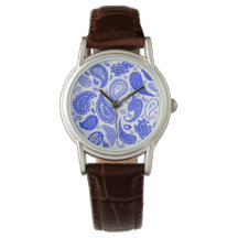 Paisley Blue Fashion Watch von Julie Everhart