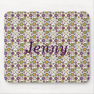 Paisley-Blume-Muster Anpassbare Mousepad