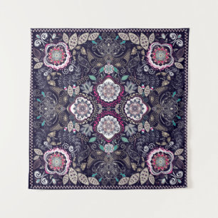 Paisley-Blumenmuster Wandteppich