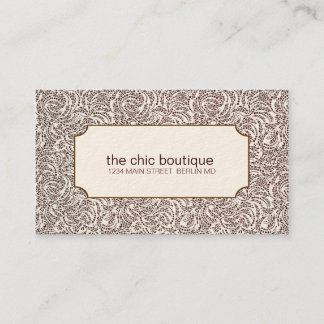 Paisley Business Cards Visitenkarte