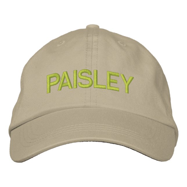 Paisley Cap Bestickte Kappe (Vorderseite)