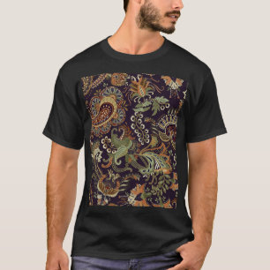 Paisley Colorful Textile: Ethnisches Vintages Desi T-Shirt