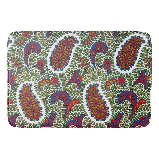 Paisley Design #12 bei SusieJayne Badematte (Vorderseite)