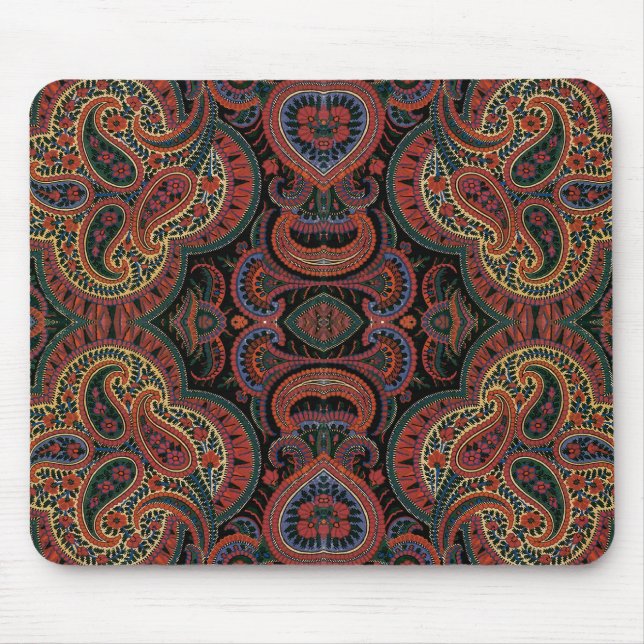 Paisley Design #4 bei SusieJayne Mousepad (Vorne)