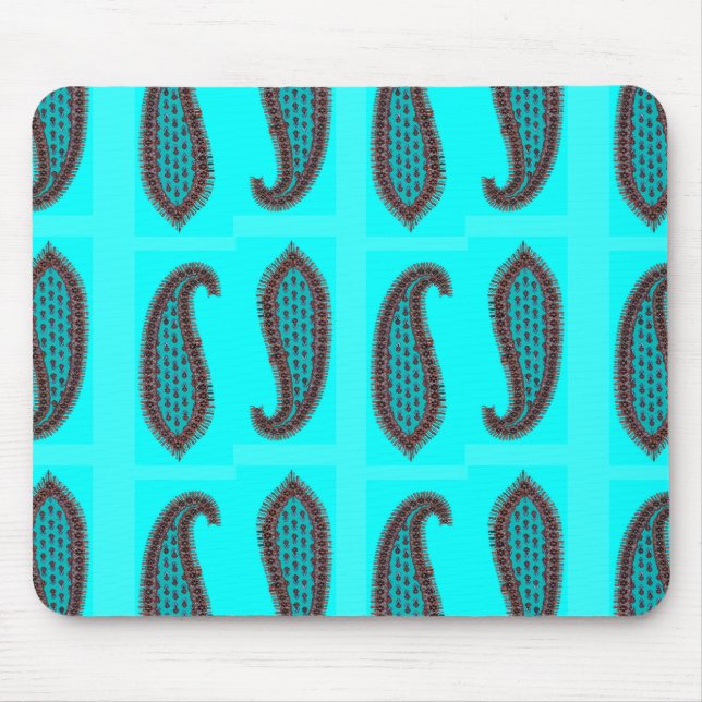 Paisley Design #8 bei SusieJayne Mousepad (Vorne)