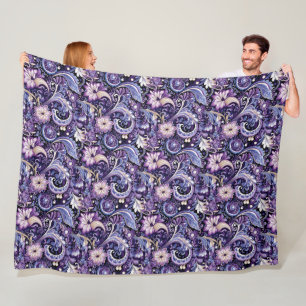 Paisley-Druck-Flanelldecke Fleecedecke