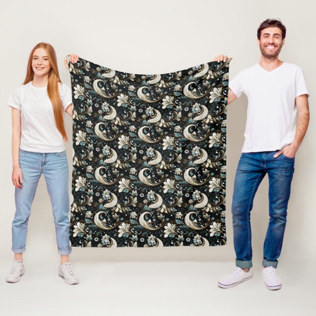 Paisley-Druck-Flanelldecke Fleecedecke (Beispiel)