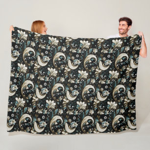 Paisley-Druck-Fleece-Decke Fleecedecke