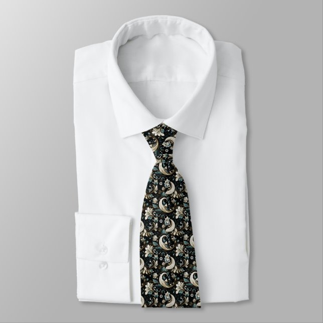 Paisley-Druck Herren Krawatte (Gebunden)