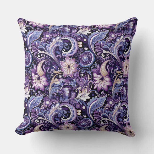 Paisley-Druck Kissen (Vorderseite)