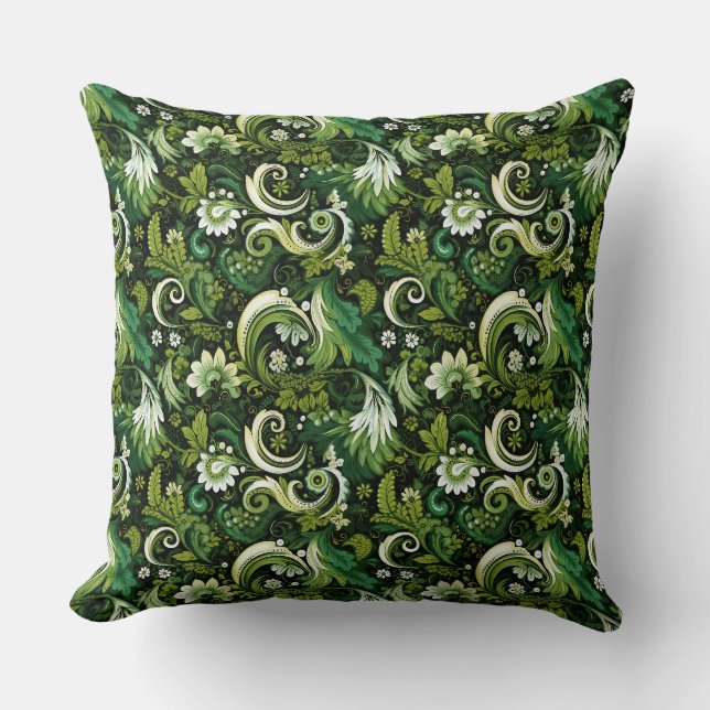 Paisley-Druck Kissen (Vorderseite)