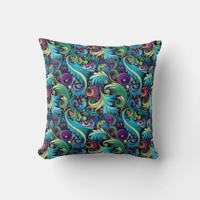 Paisley-Druck Kissen (Vorderseite)