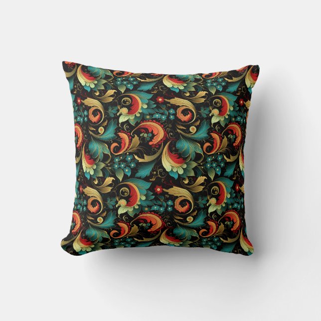 Paisley-Druck Kissen (Vorderseite)