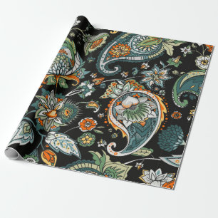 Paisley. Ein auf Tradition basierendes nahtloses M Geschenkpapier