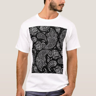 Paisley Eleganz: nahtloses ethnisches Muster. T-Shirt