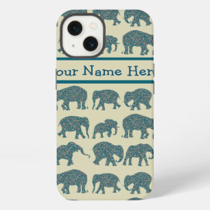 Paisley Elephants Beige iPhone 6 Xtreme Hülle iPhone 13 Hülle