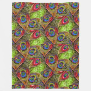 Paisley-Federn2 Fleece-Decke Fleecedecke