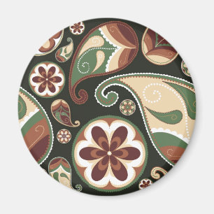 Paisley & Floral Magnet