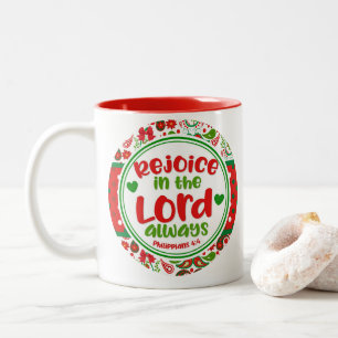 Paisley freut sich über den Lord Always Faith Zweifarbige Tasse