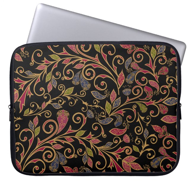 Paisley Gemüse Vintage Mischung Laptopschutzhülle (Vorderseite)