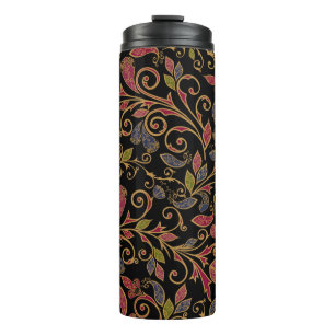 Paisley Gemüse Vintage Mischung Thermosbecher