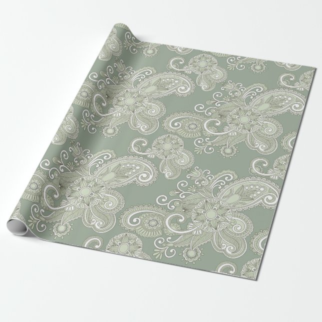 Paisley/Ham Pattern Geschenkpapier (Ungerollt)