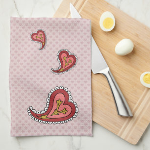 Paisley Heart Handtuch