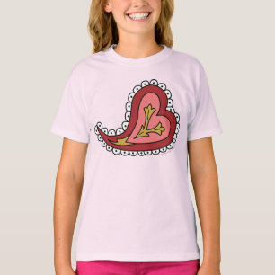 Paisley Heart Kid's and Baby Light Shirt